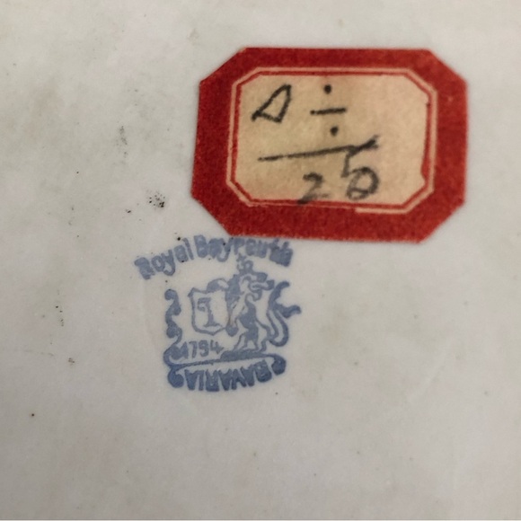 Vtg Royal Bayreuth Hand Painted Dish - Picture 8 of 8